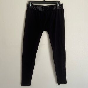 Gymshark Black Seamless Logo Leggings Size Medium